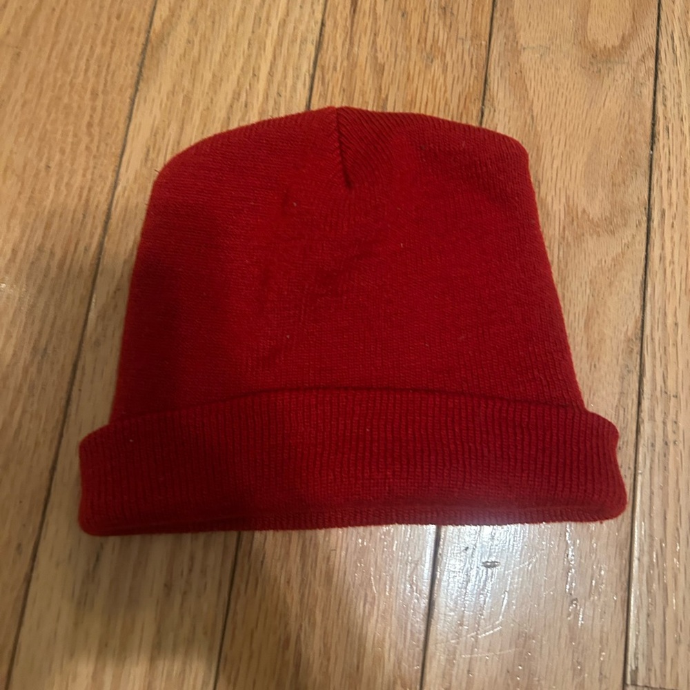 Red beanie